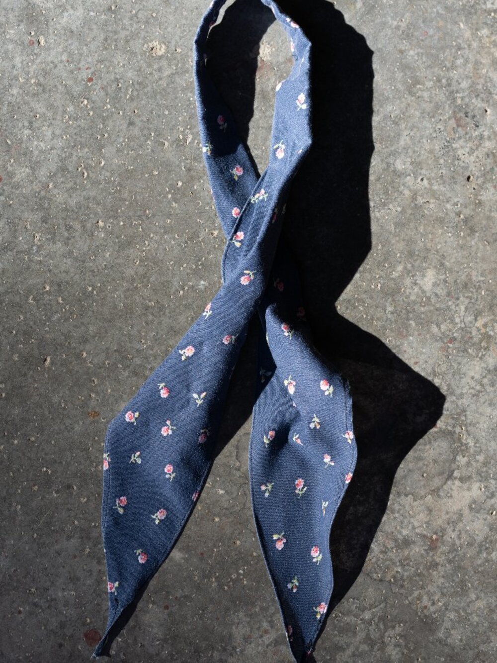 VTG Floral Hair + Neck Scarf